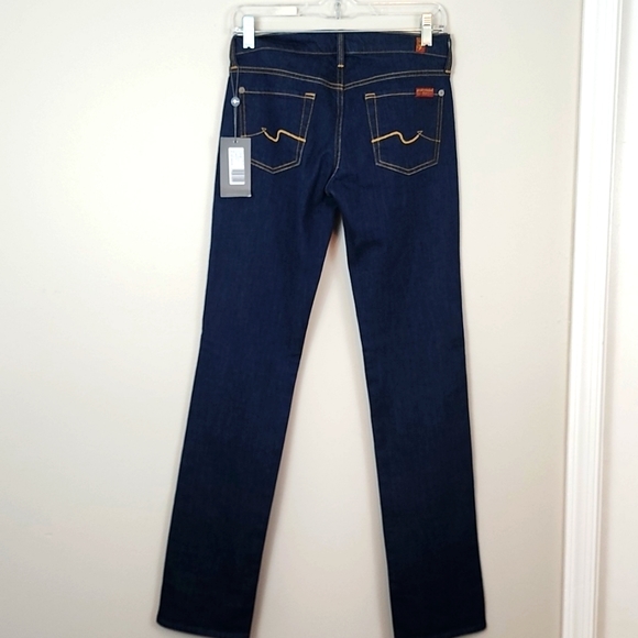 NWT Sz26 7 for All Mankind Straight Leg Jeans - Picture 3 of 7